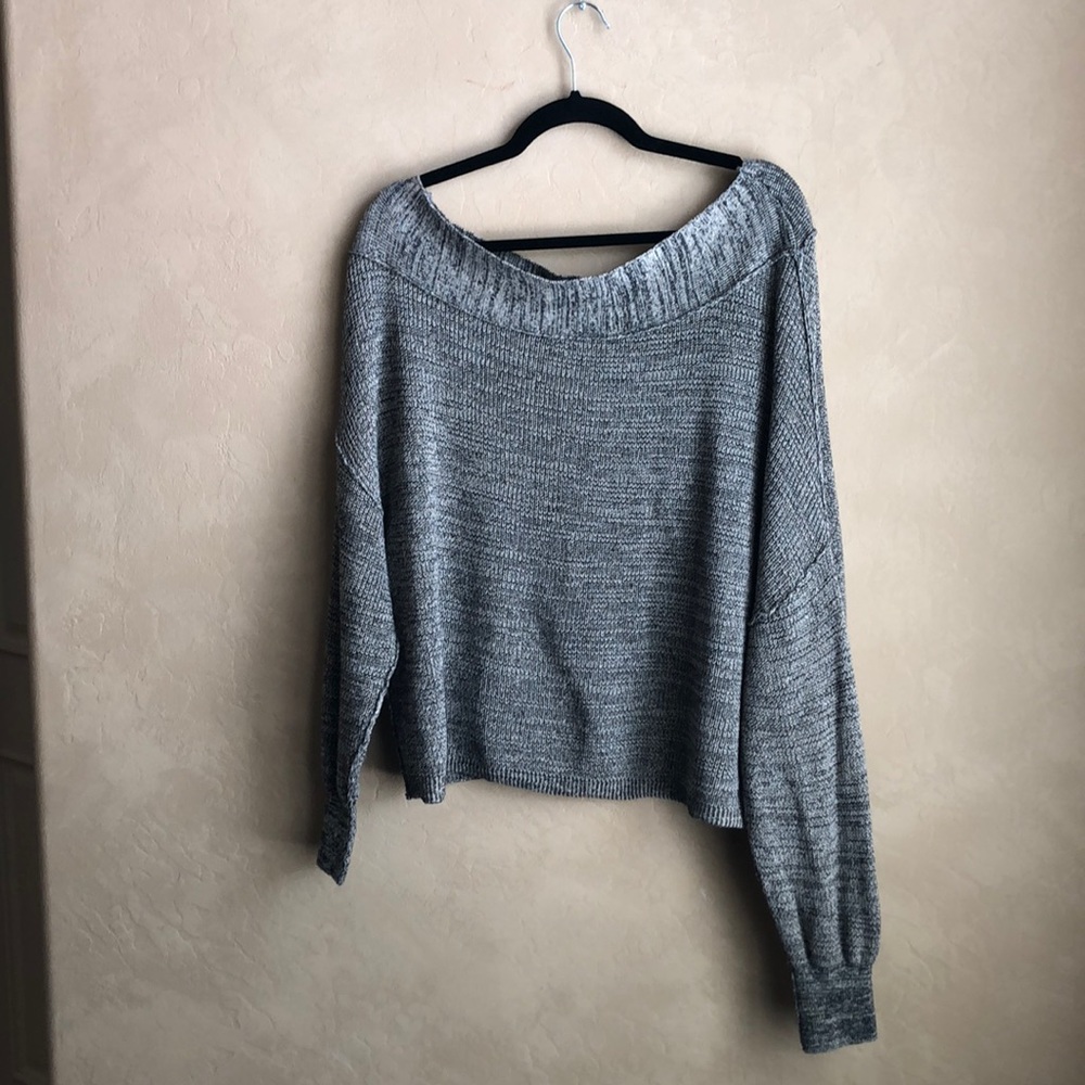Free people off shoulder sweater